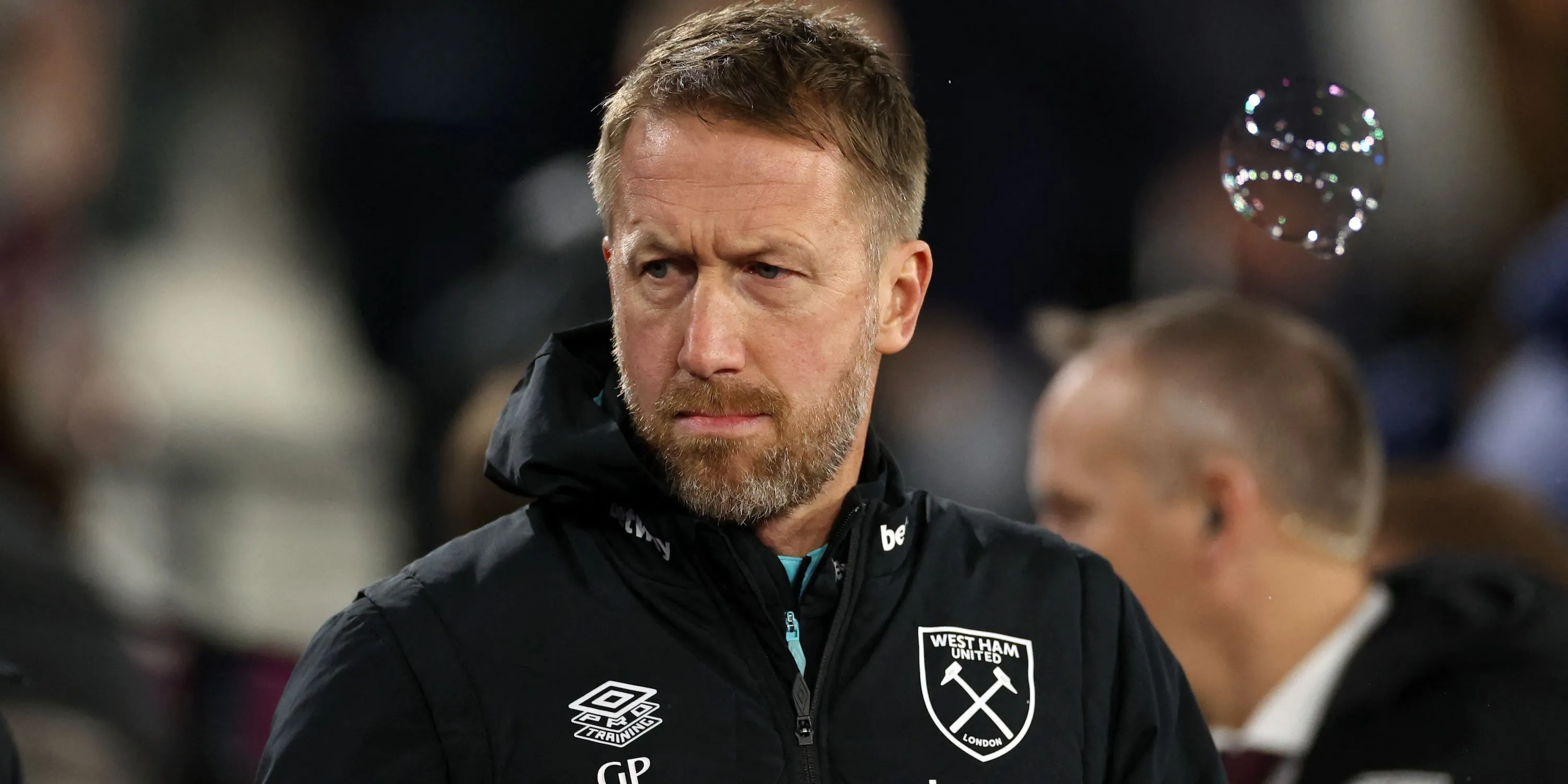 Huấn luyện viên West Ham Graham Potter trước trận đấu tại Premier League