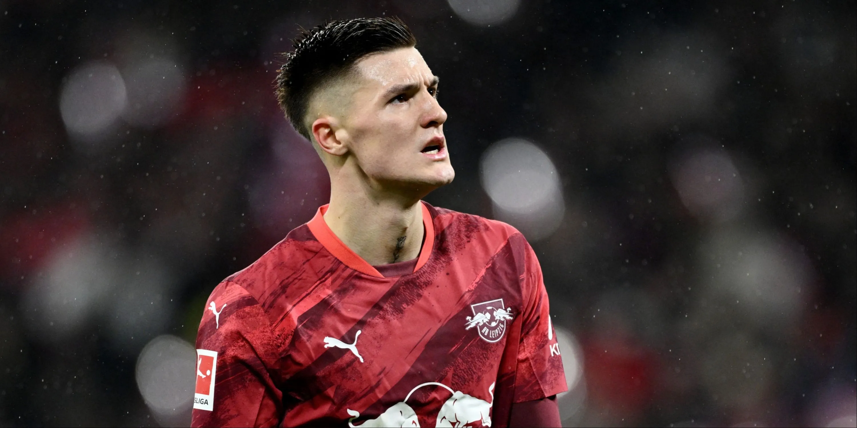 Tiền đạo Benjamin Šeško trong màu áo câu lạc bộ RB Leipzig