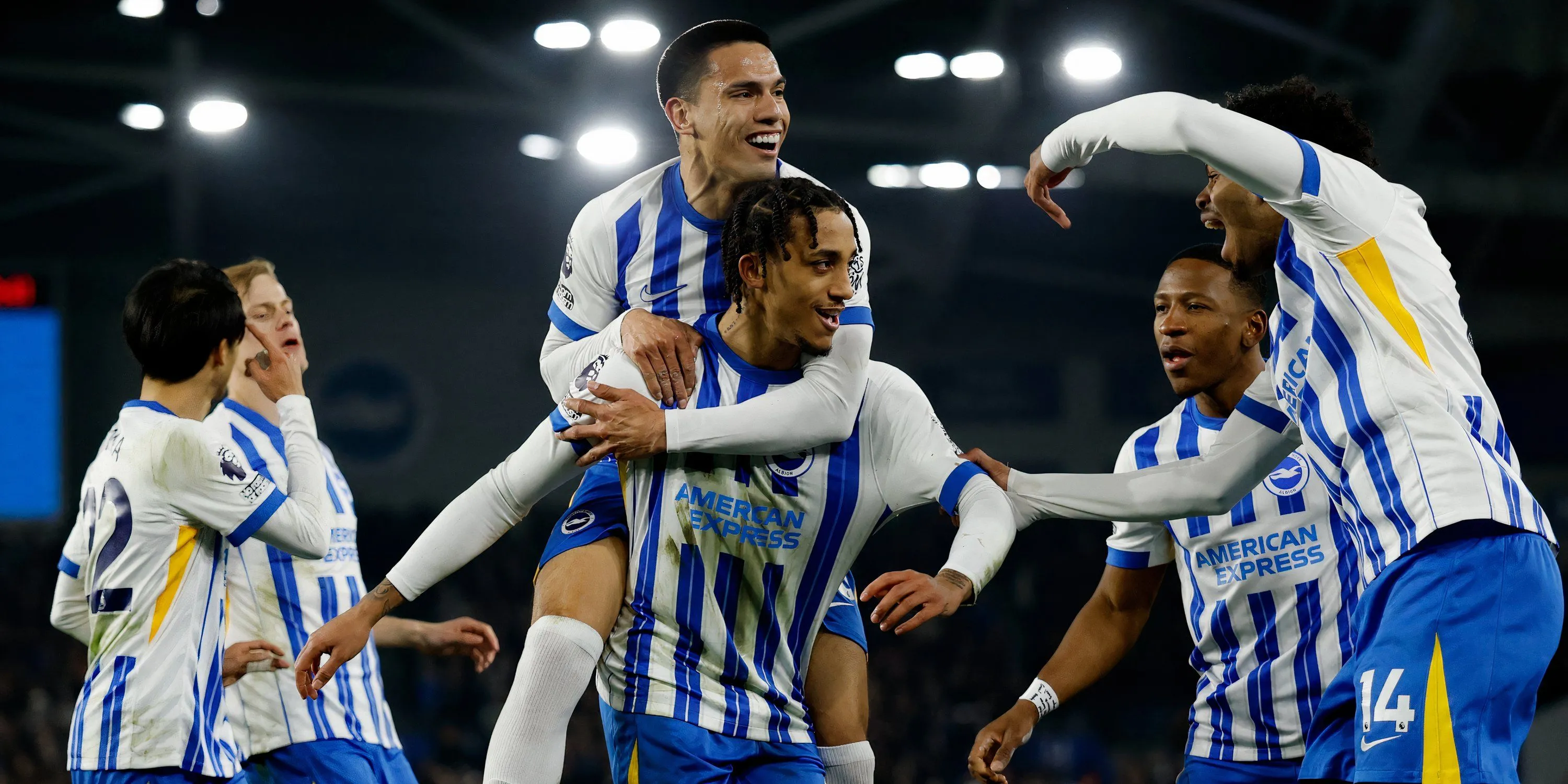 Tiền đạo Joao Pedro của Brighton, mục tiêu của Newcastle