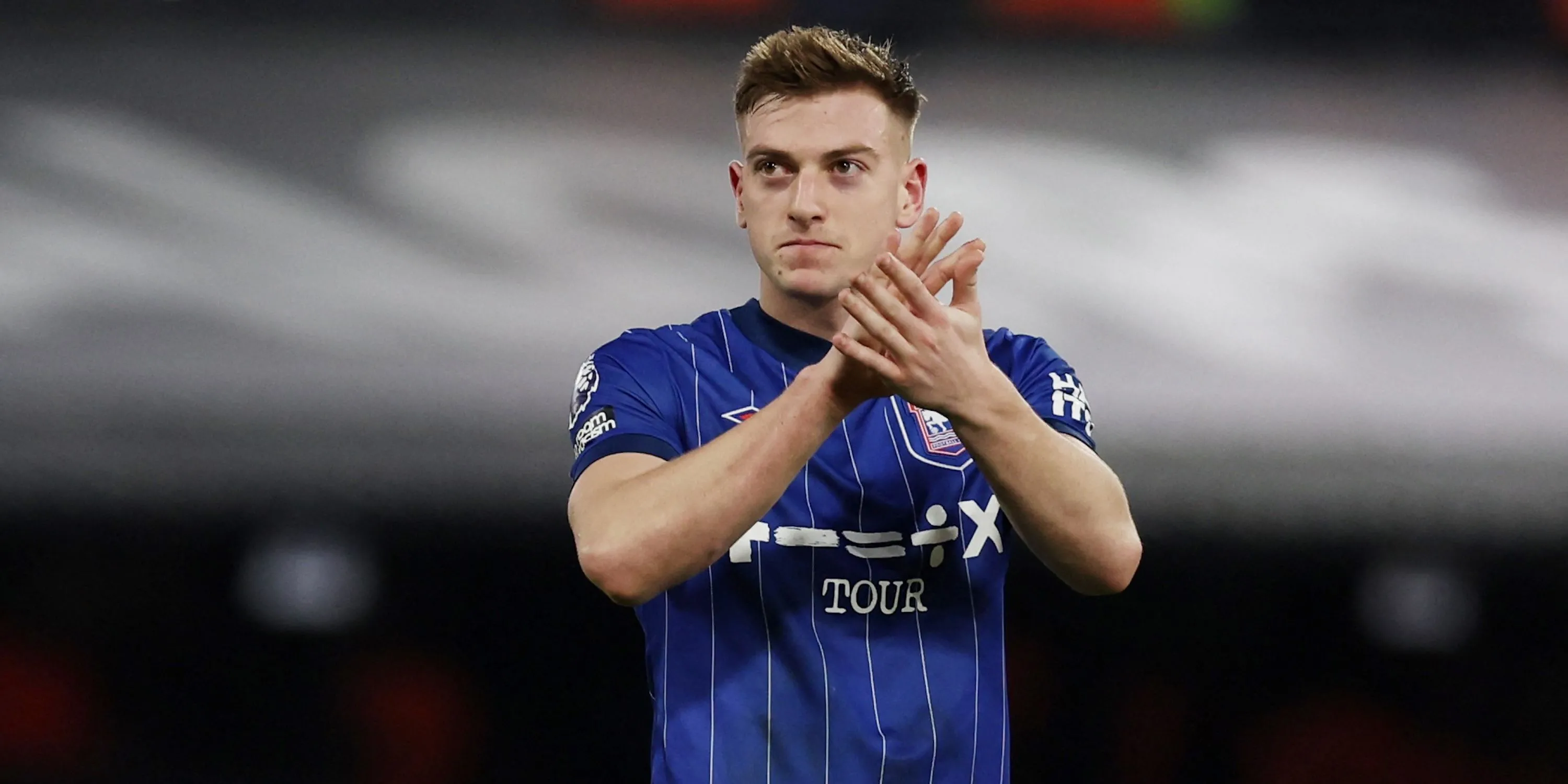 Tiền đạo Liam Delap của Ipswich Town, mục tiêu chuyển nhượng MU
