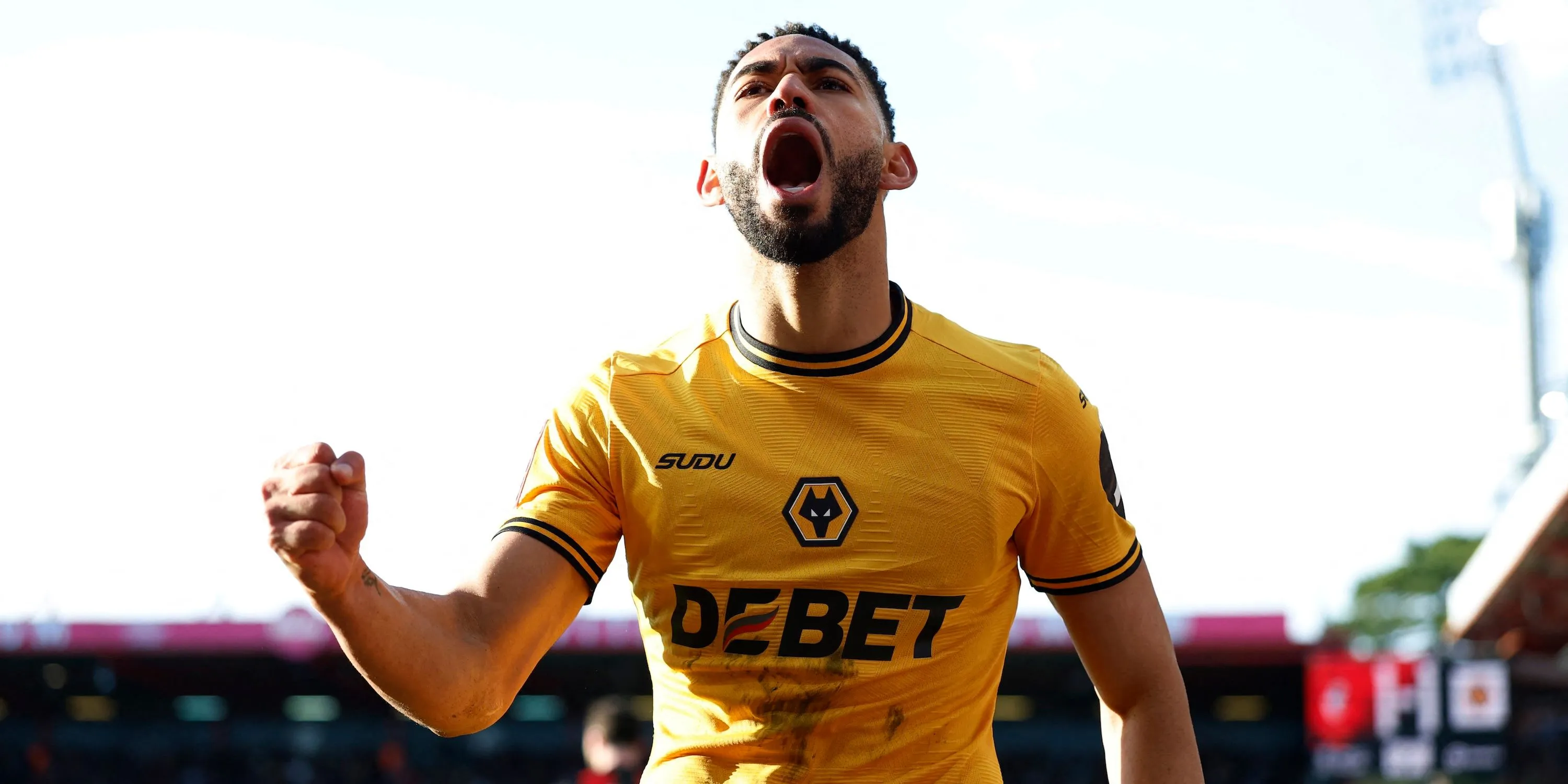 Tiền đạo Matheus Cunha của Wolverhampton Wanderers, người MU đang đàm phán chiêu mộ