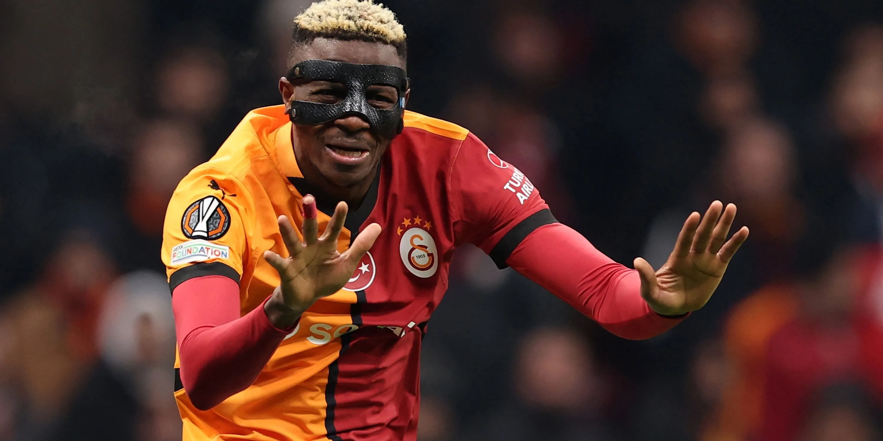 Tiền đạo Victor Osimhen của Galatasaray, mục tiêu chiêu mộ của MU
