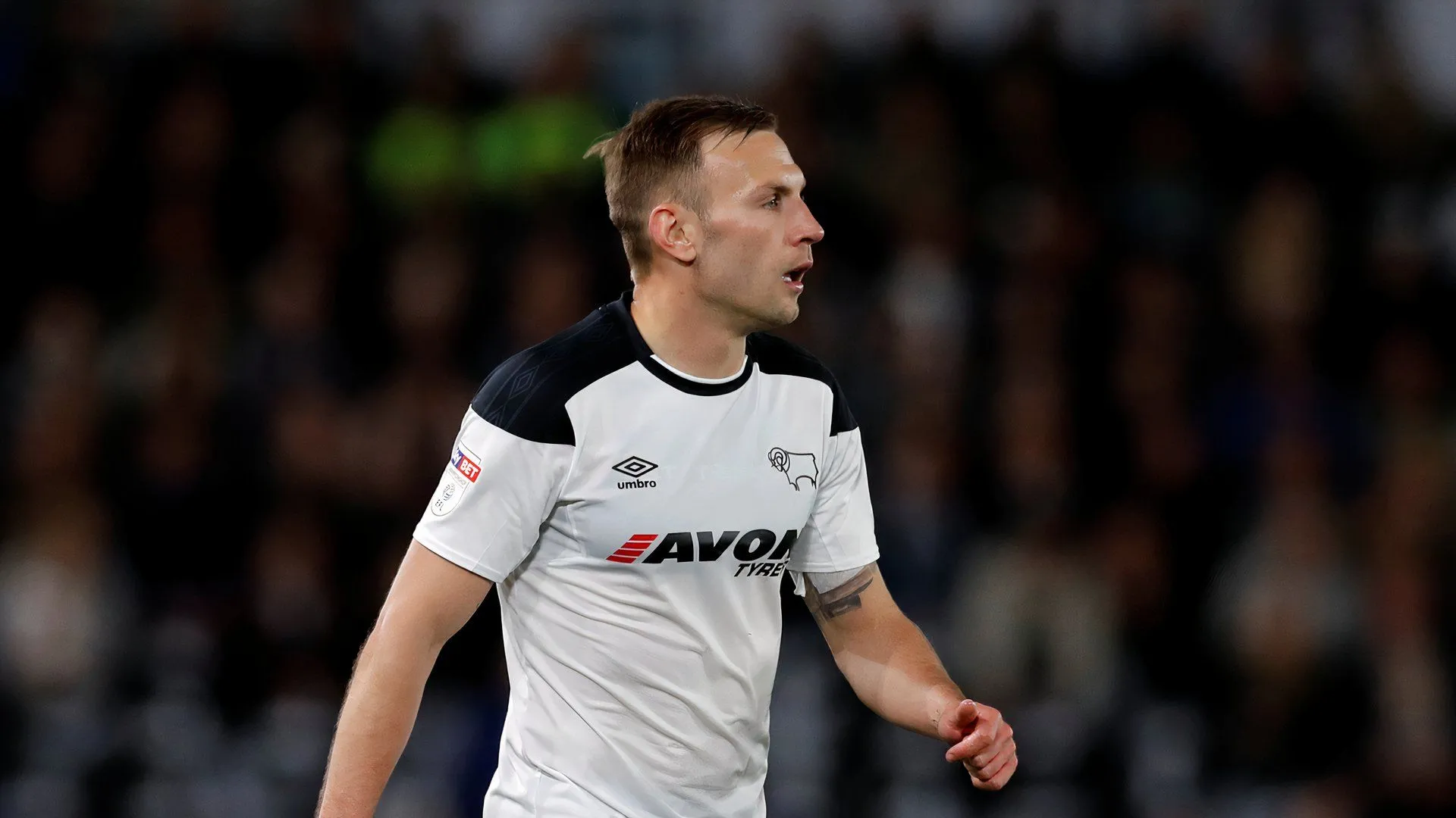 Andi Weimann thi đấu cho Blackburn Rovers, mục tiêu chuyển nhượng của Derby County