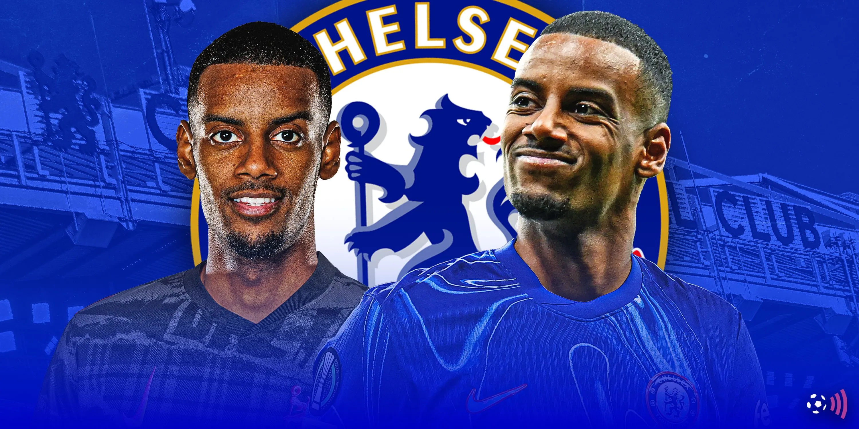 Biểu tượng Chelsea và Alexander Isak, minh họa cho khả năng Hugo Ekitike được đánh giá cao.