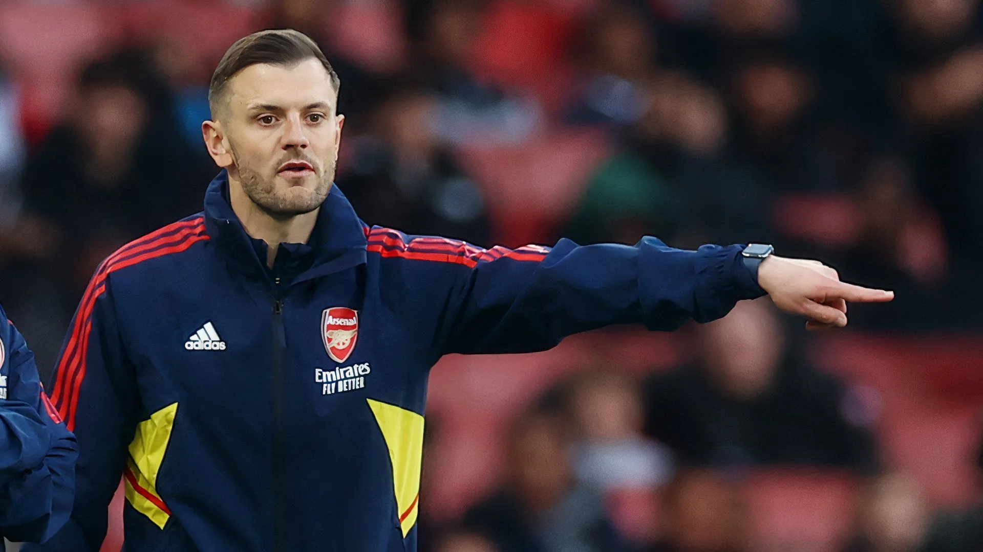 Cựu cầu thủ Arsenal Jack Wilshere thời còn thi đấu, người đang chuyển hướng sang sự nghiệp HLV
