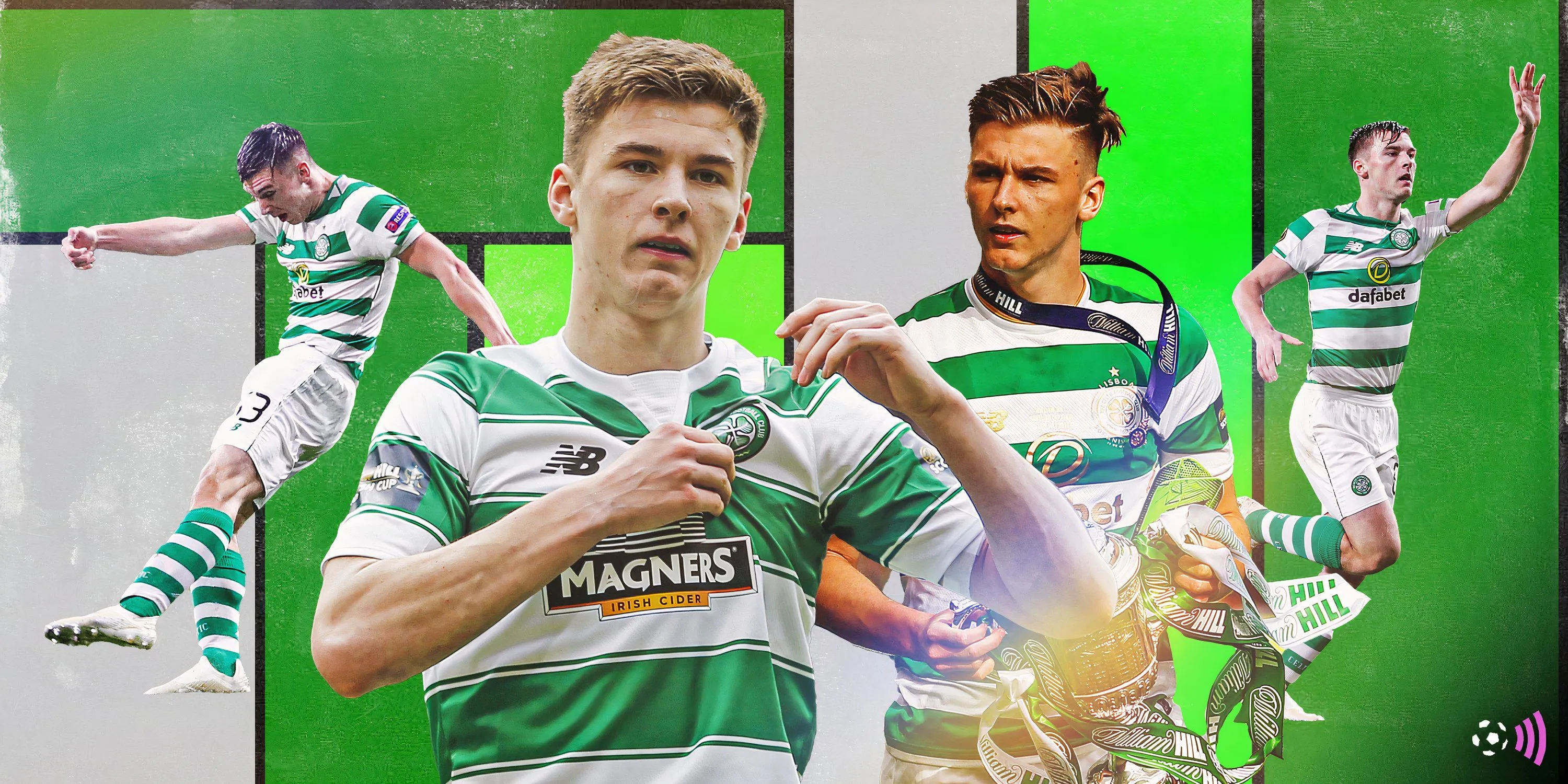 Kieran Tierney, cầu thủ từng chơi ở Premier League, đã trở lại Celtic