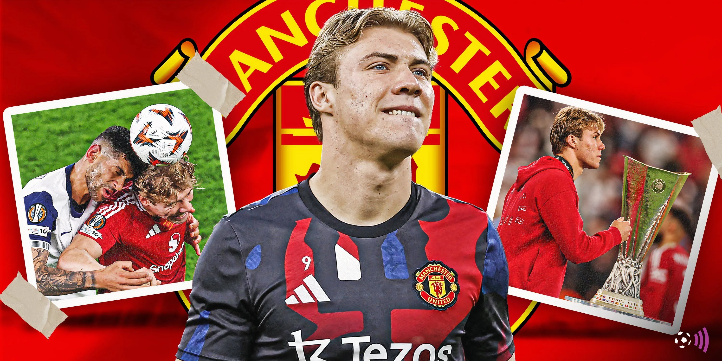Rasmus Hojlund trong màu áo Manchester United tại Premier League