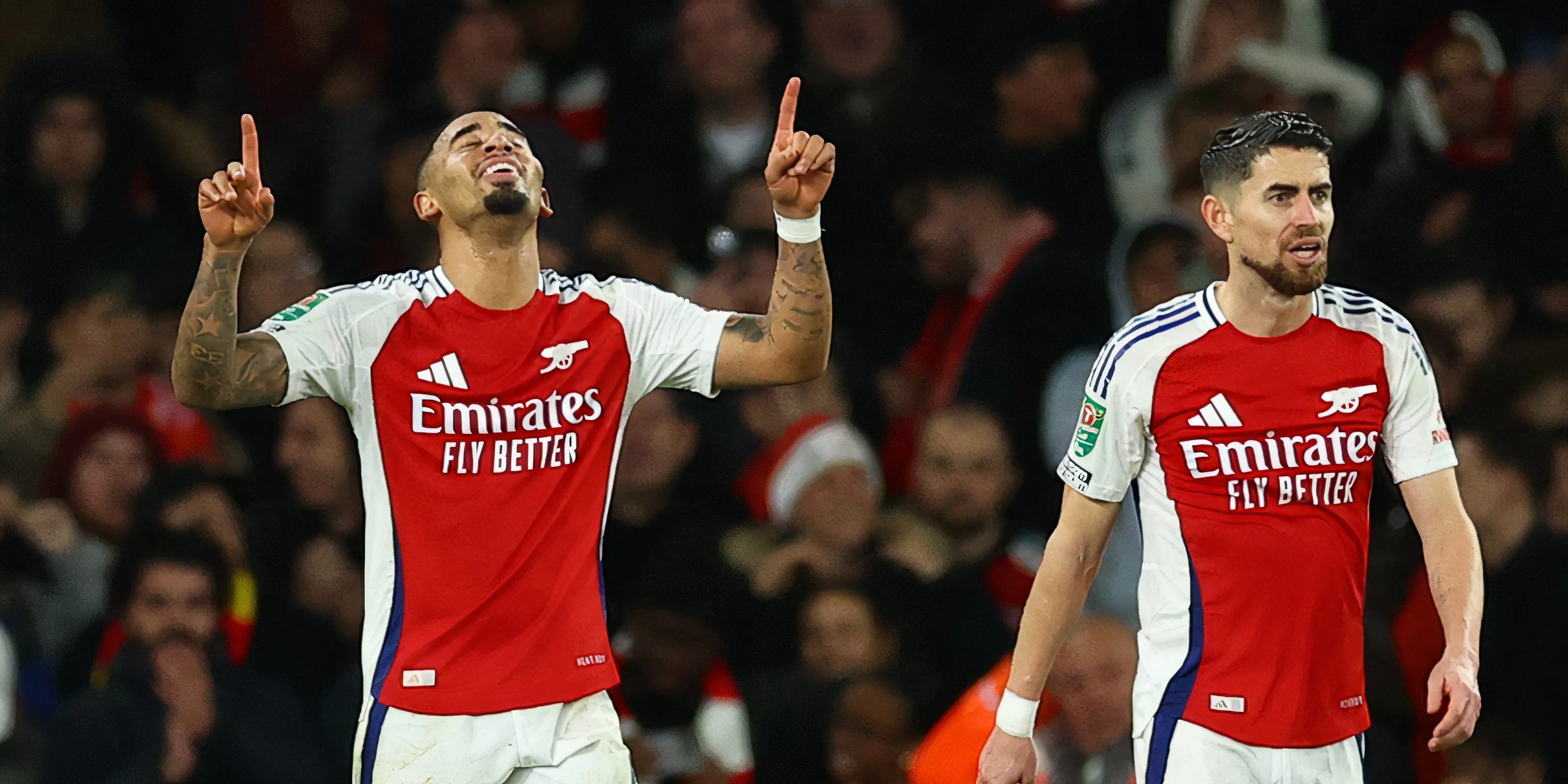 Tiền đạo Gabriel Jesus của Arsenal trong trận đấu tại Ngoại hạng Anh