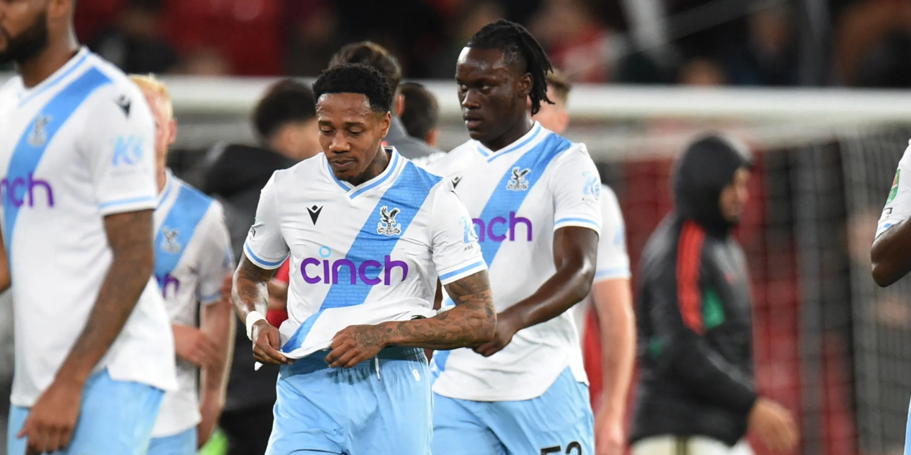 Cầu thủ David Ozoh của Crystal Palace trên sân Selhurst Park.
