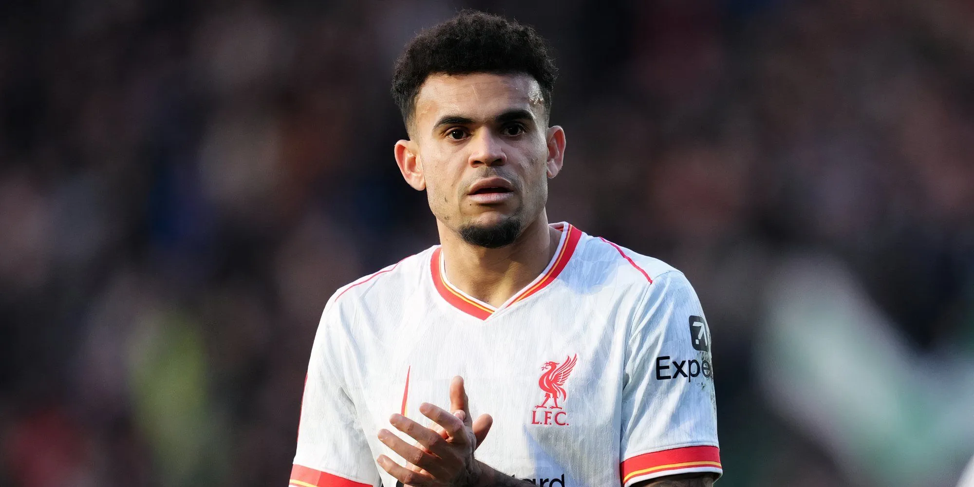 Luis Diaz ăn mừng bàn thắng cho Liverpool, khẳng định vai trò trụ cột dưới thời HLV Arne Slot