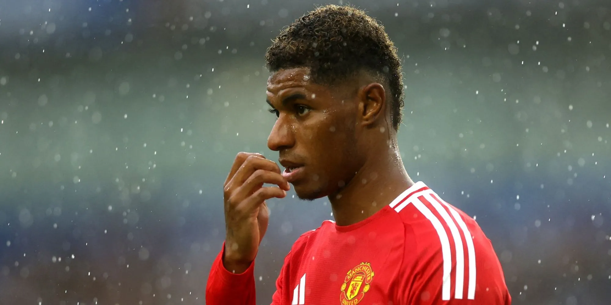 Marcus Rashford trong màu áo Manchester United tại Old Trafford