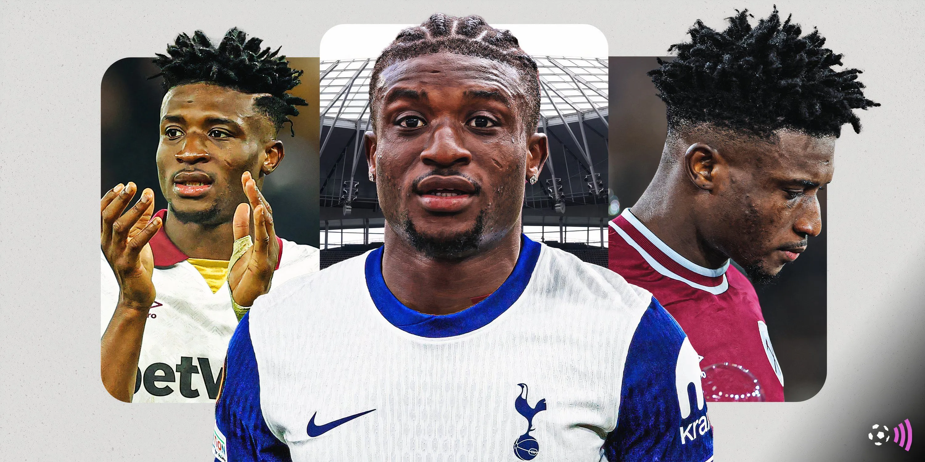 Mohammed Kudus trong màu áo Tottenham sau thương vụ 55 triệu bảng.