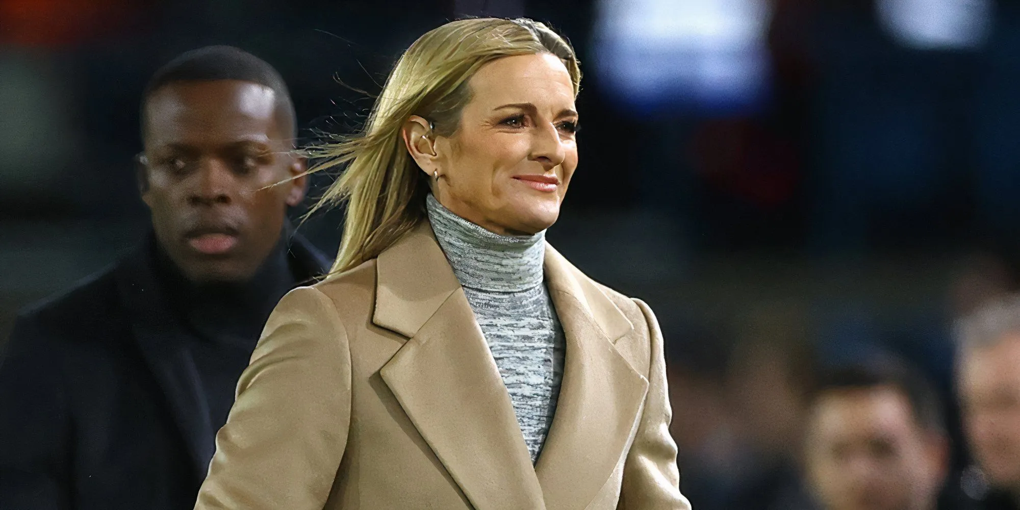 Nữ MC đa tài Gabby Logan, gương mặt quen thuộc của các chương trình thể thao trên BBC và Amazon Prime