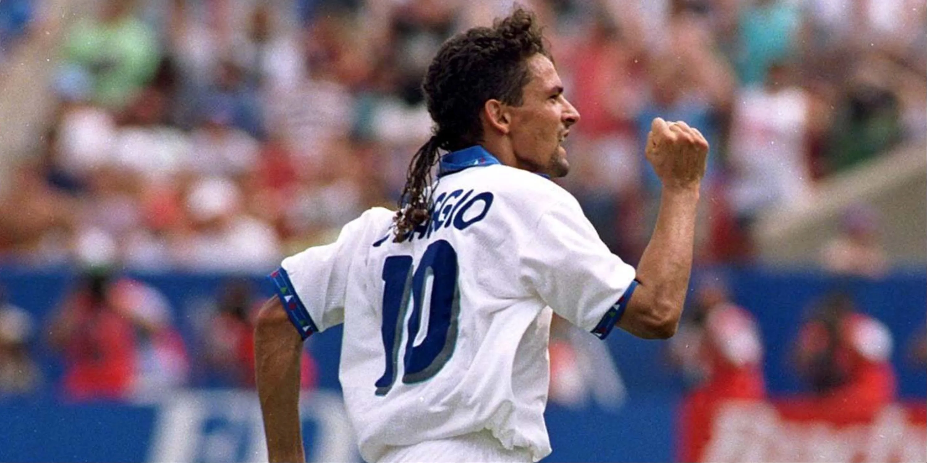 Roberto Baggio trong màu áo đội tuyển Ý