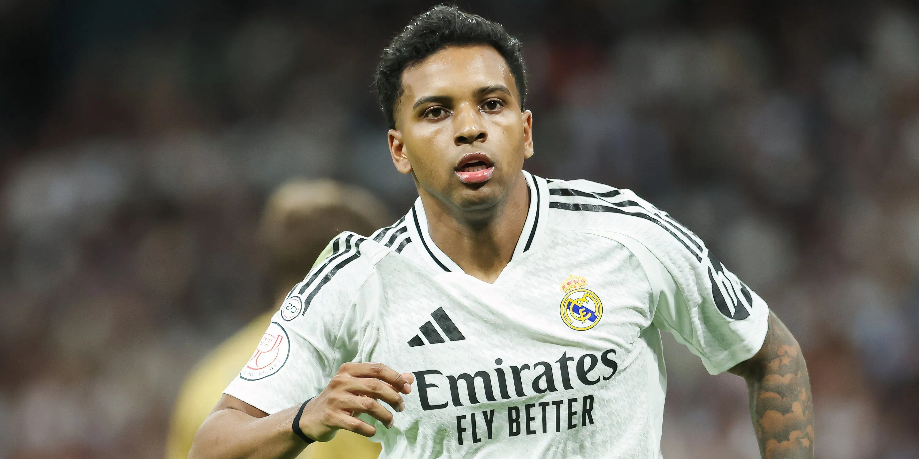 Rodrygo trong màu áo Real Madrid giữa tin đồn chuyển nhượng tới Arsenal