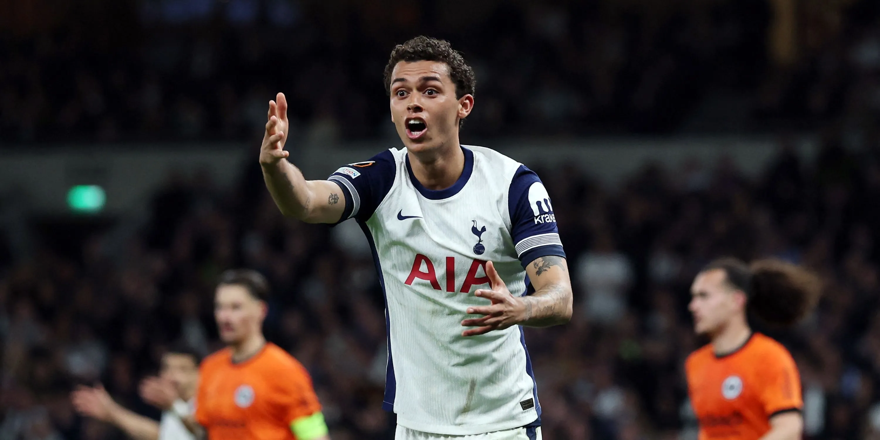 Tiền đạo Brennan Johnson, cầu thủ ghi bàn hàng đầu của Tottenham mùa trước