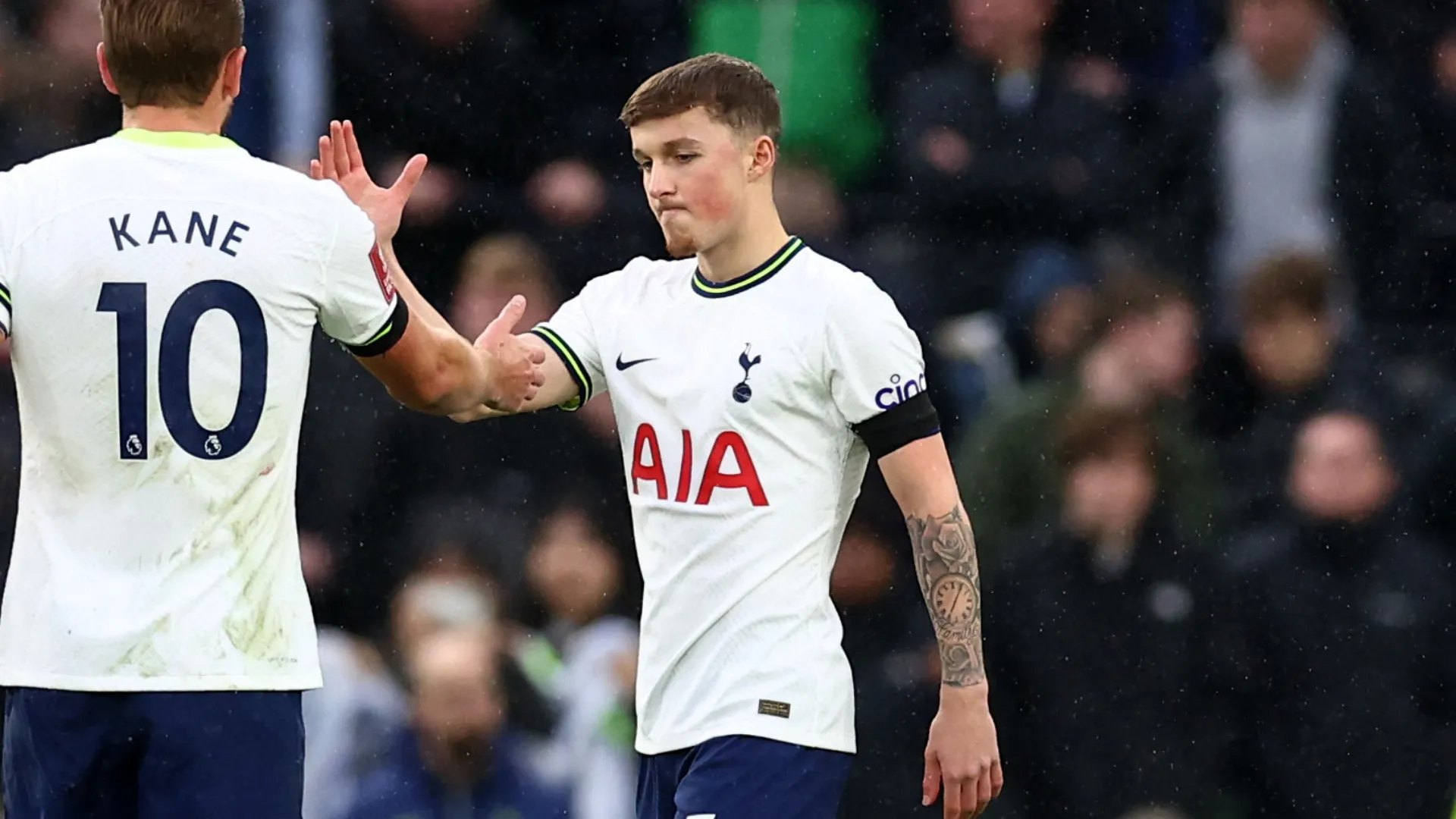 Alfie Devine trong màu áo Tottenham