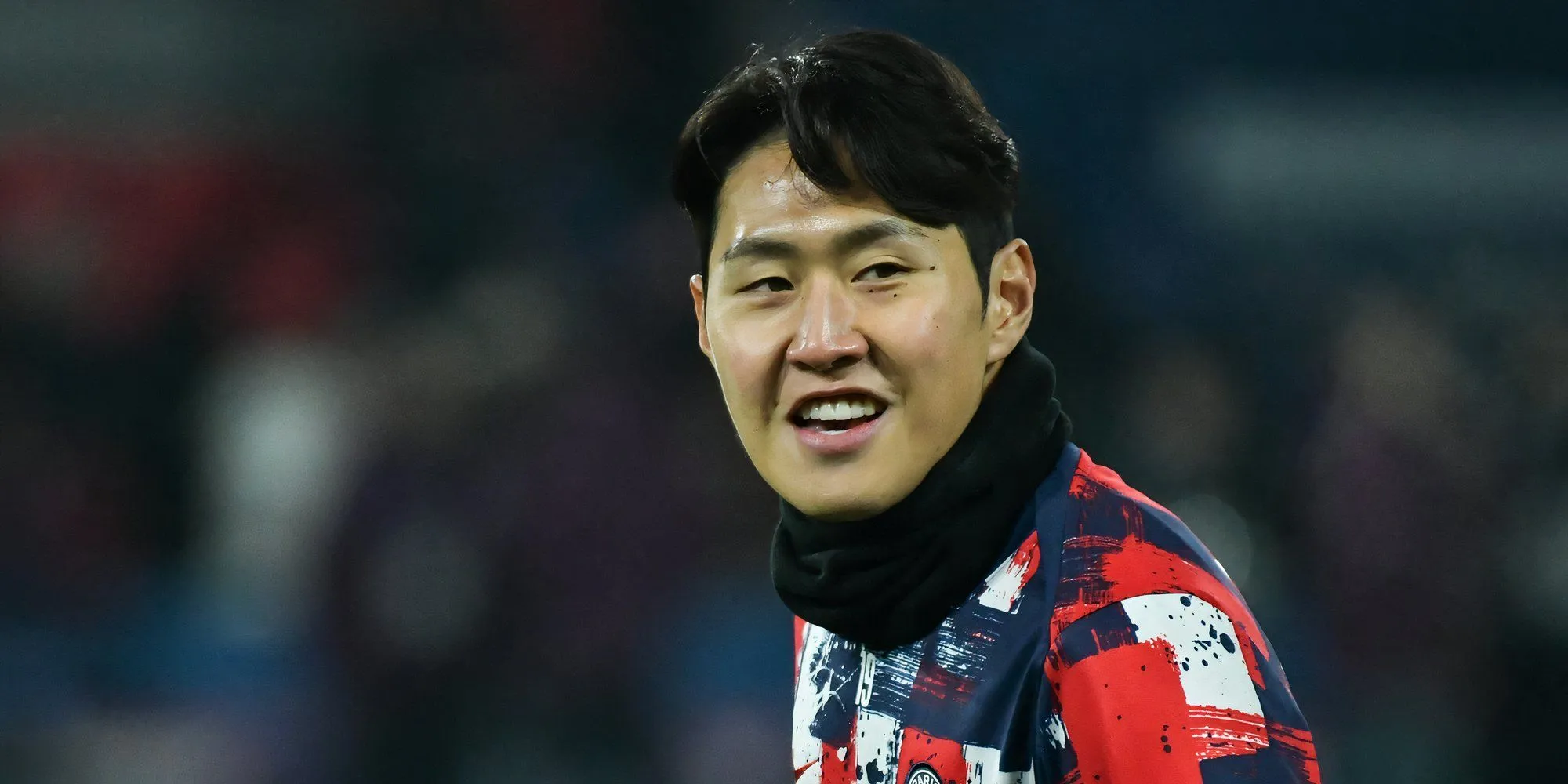 Tiền vệ Lee Kang-in trong màu áo Paris Saint-Germain thi đấu tại UEFA Super Cup